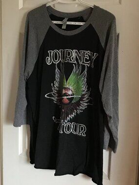Journey '79 Tour Long Sleeved Raglan T-Shirt XL